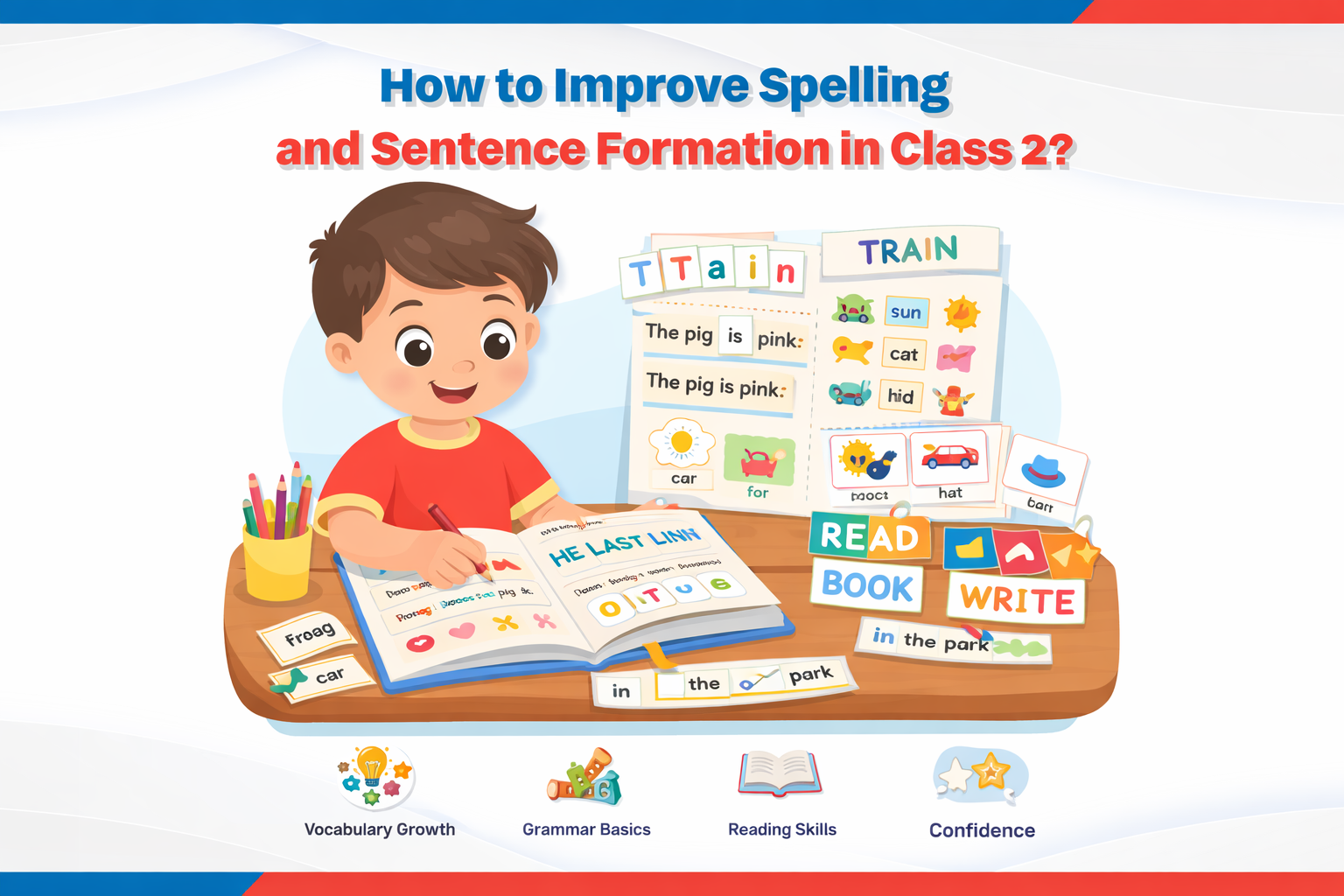 How to Improve Spelling and Sentence Formation in Class 2? 