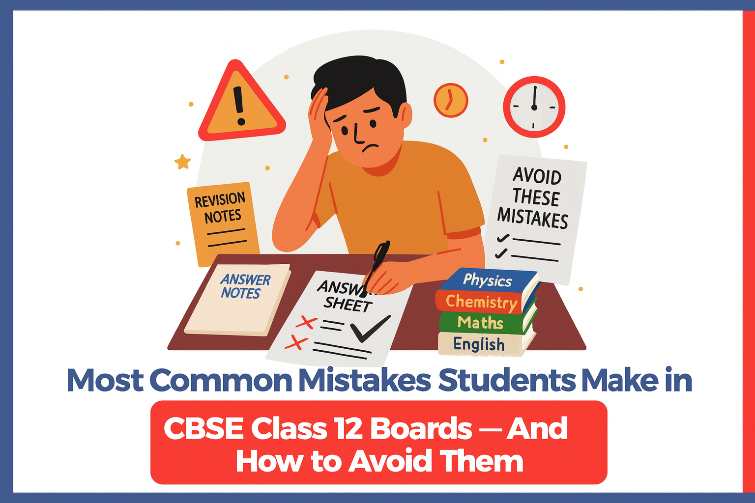 Most Common Mistakes Students Make in CBSE Class 12 Boards — And How to Avoid Them