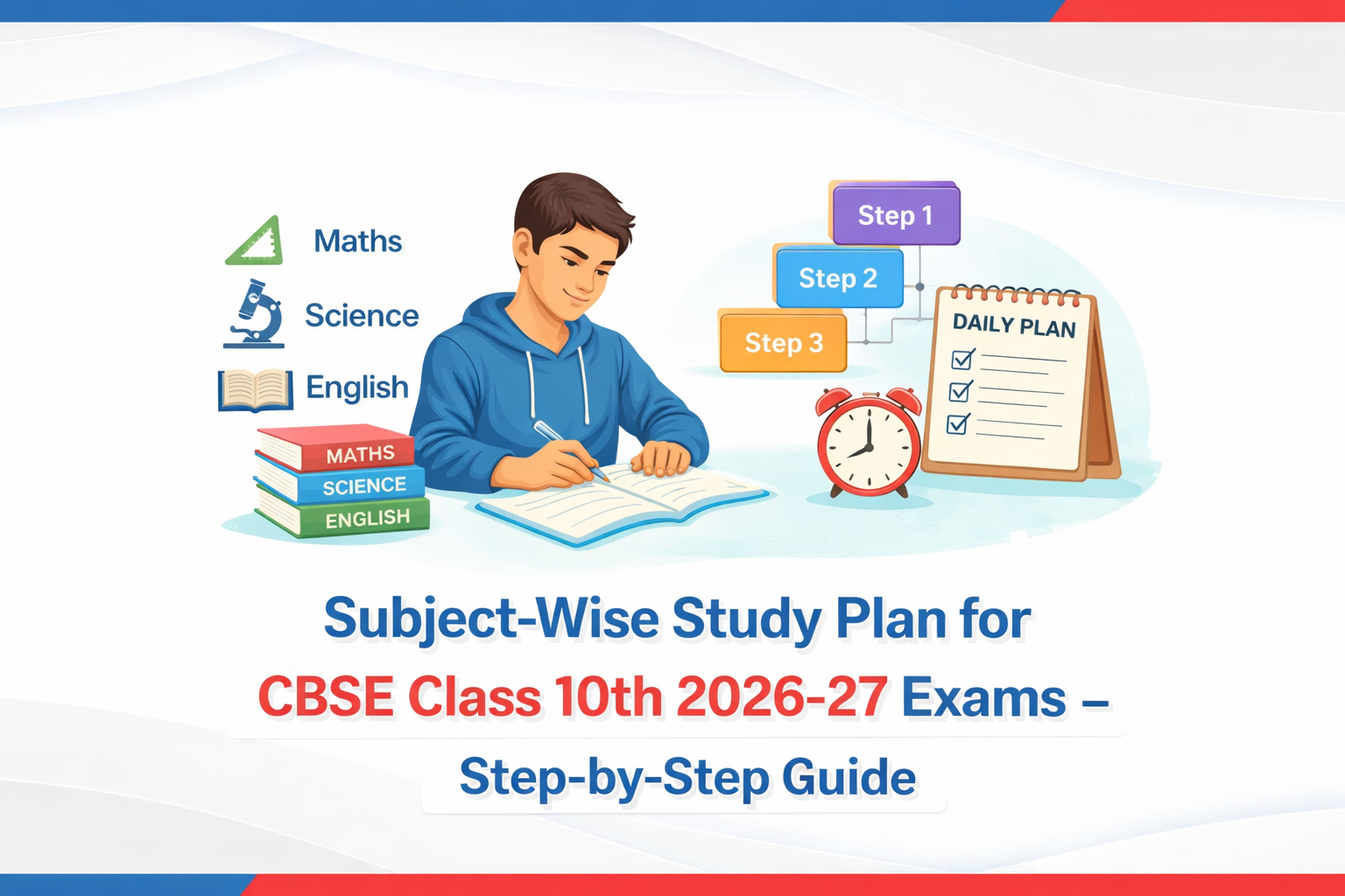 Subject-Wise Study Plan for CBSE Class 10th 2026–27 Exams – Step-by-Step Guide