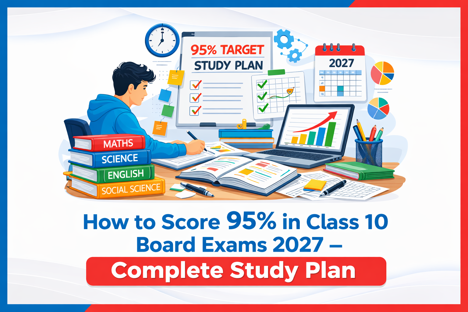 How to Score 95% in Class 10 Board Exams 2027 - Complete Study Plan ...