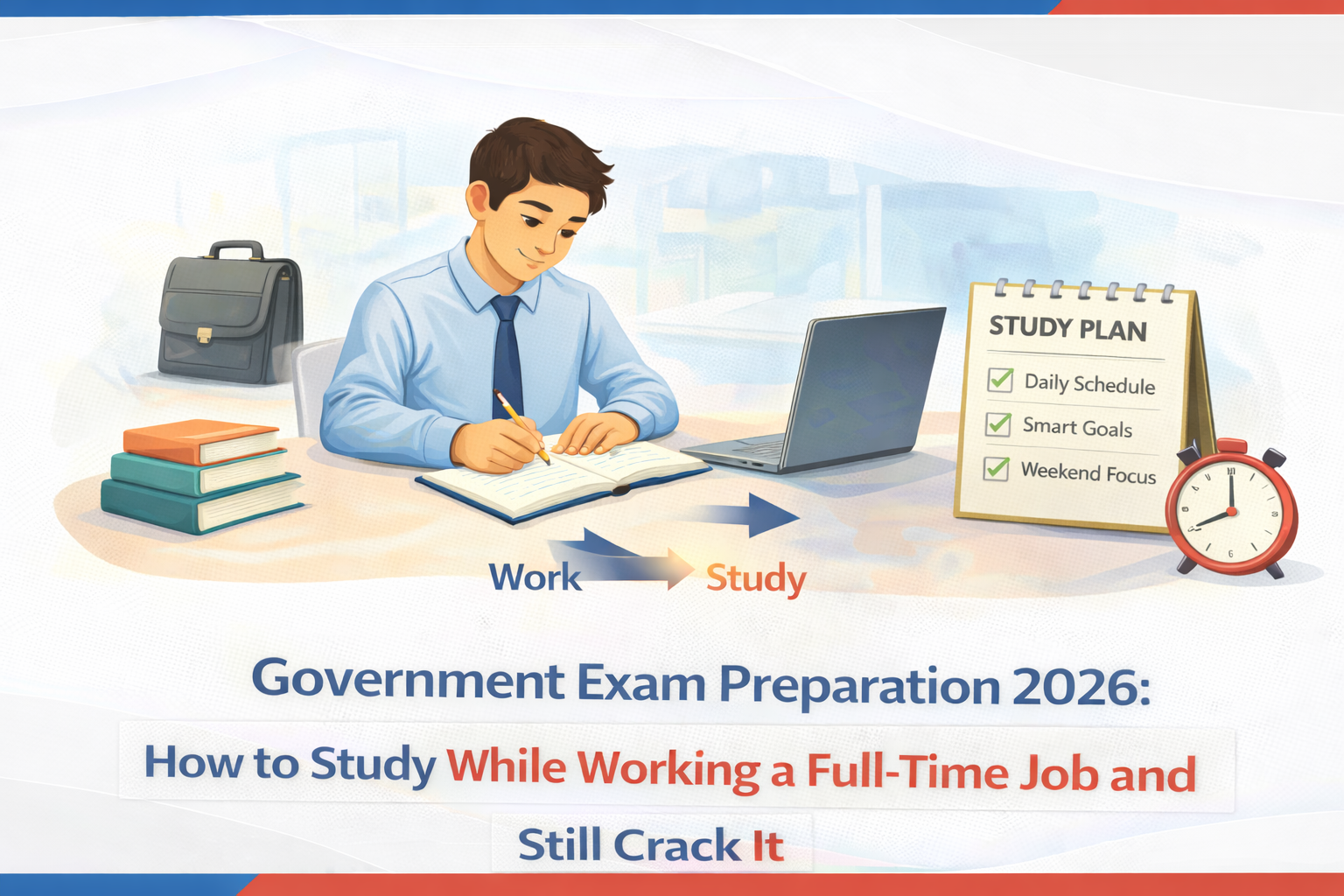 Government Exam Preparation 2026: How to Study While Working a Full-Ti ...