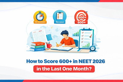 How to Score 600+ in NEET 2026 in the Last One Month? 