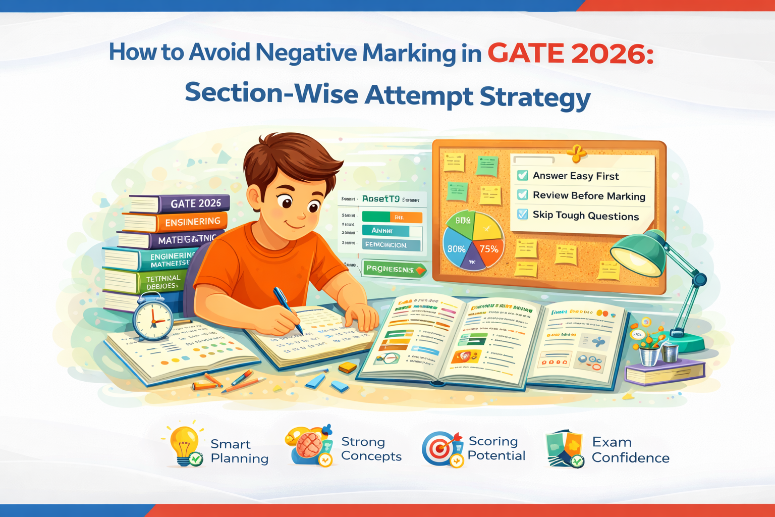 How to Avoid Negative Marking in GATE 2026: Section-Wise Attempt Strategy