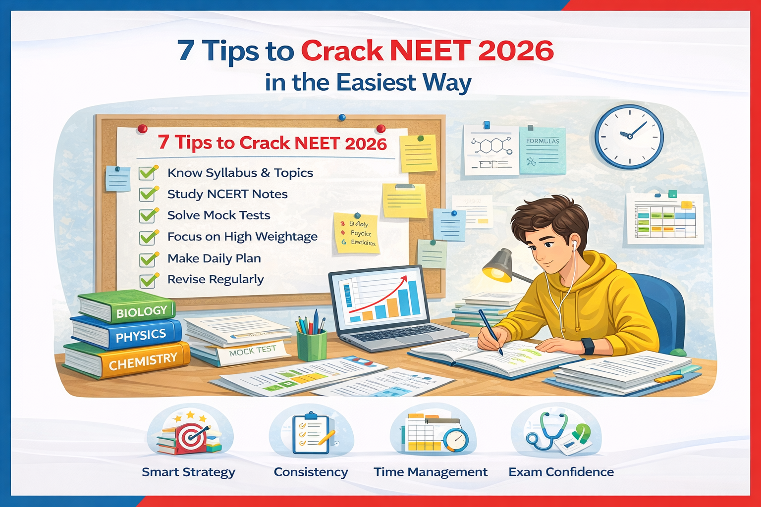 7 Tips to Crack NEET 2026 in the Easiest Way 