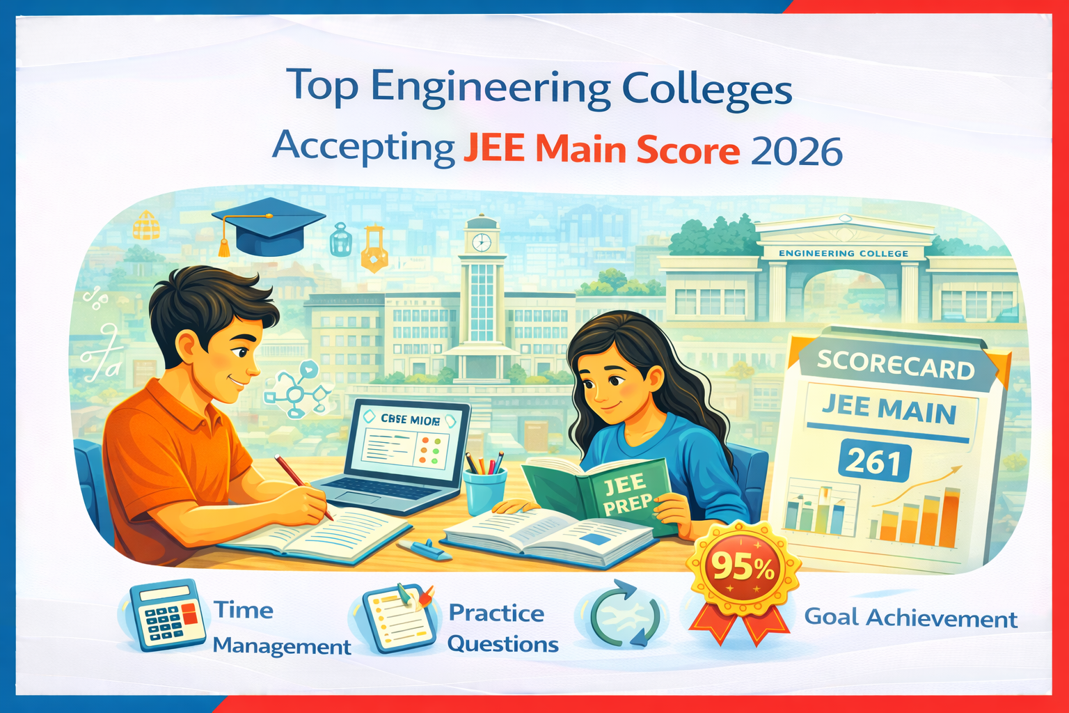 Top Engineering Colleges Accepting JEE Main Score 2026