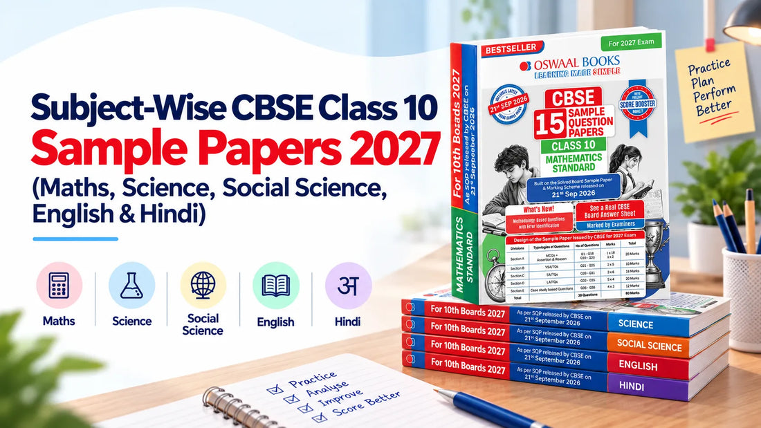 Maths Science Social Science English Sample Papers Class 10 2027