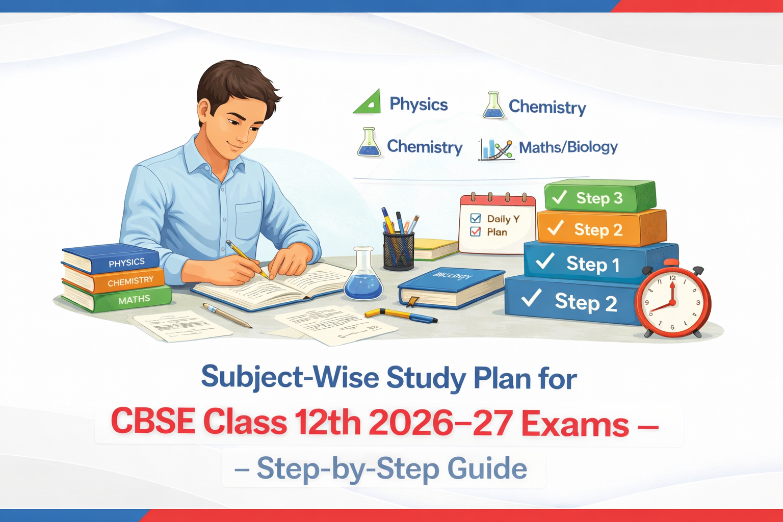 Subject-Wise Study Plan for CBSE Class 12th 2026–27 Exams – Step-by-Step Guide
