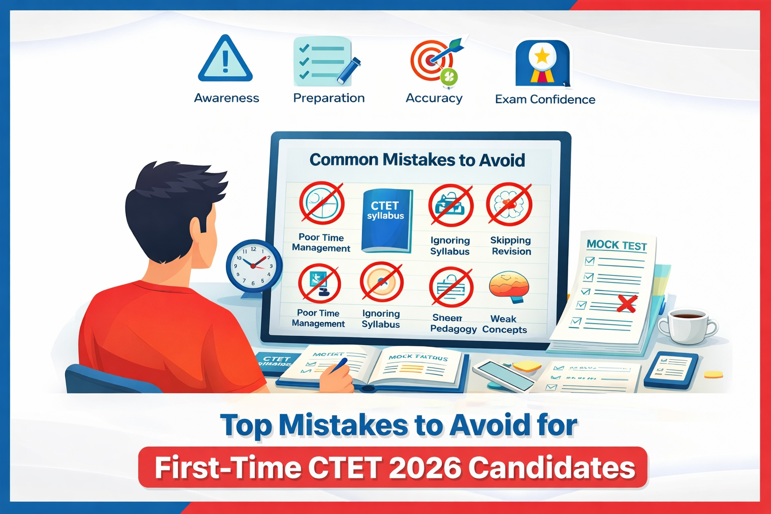 Top Mistakes to Avoid for First-Time CTET 2026 Candidates