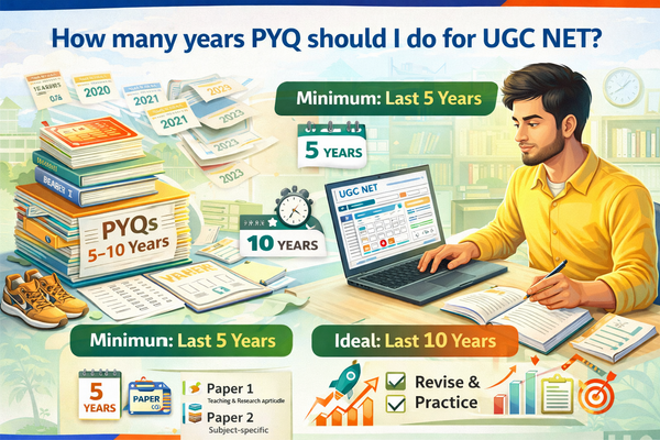 How Many Years PYQ Should I Do for UGC NET?