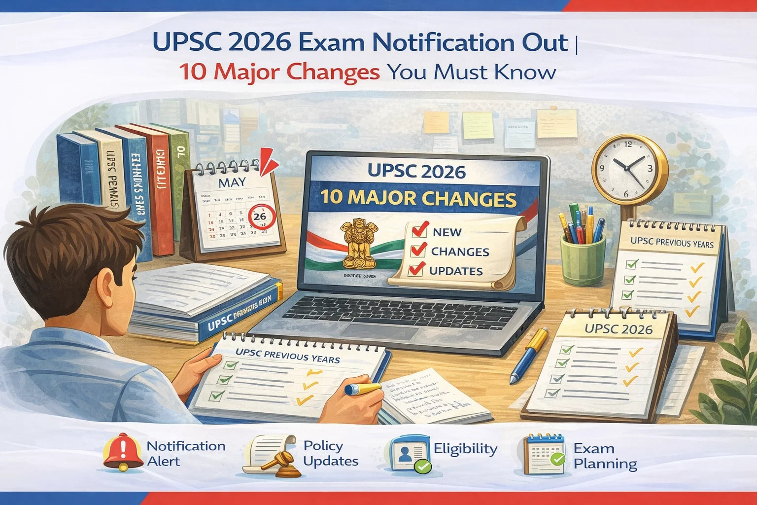 UPSC 2026 Exam Notification Out | 10 Major Changes You Must Know 