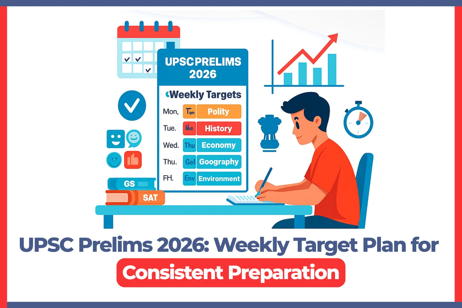 UPSC Prelims 2026: Weekly Target Plan for Consistent Preparation