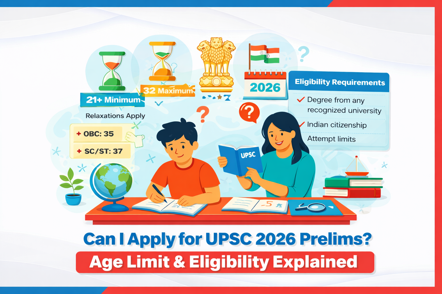 Can I Apply for UPSC 2026 Prelims? Age Limit & Eligibility Explained 