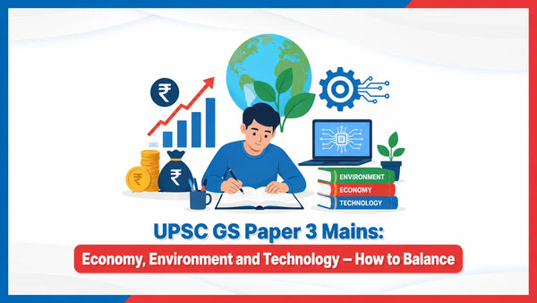 UPSC GS Paper 3 Mains: Economy, Environment and Technology — How to Balance