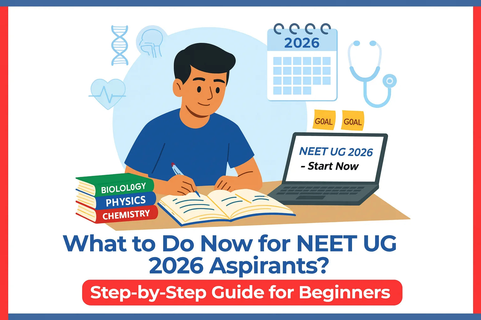 What to Do Now for NEET UG 2026 Aspirants? Step-by-Step Guide for Beginners