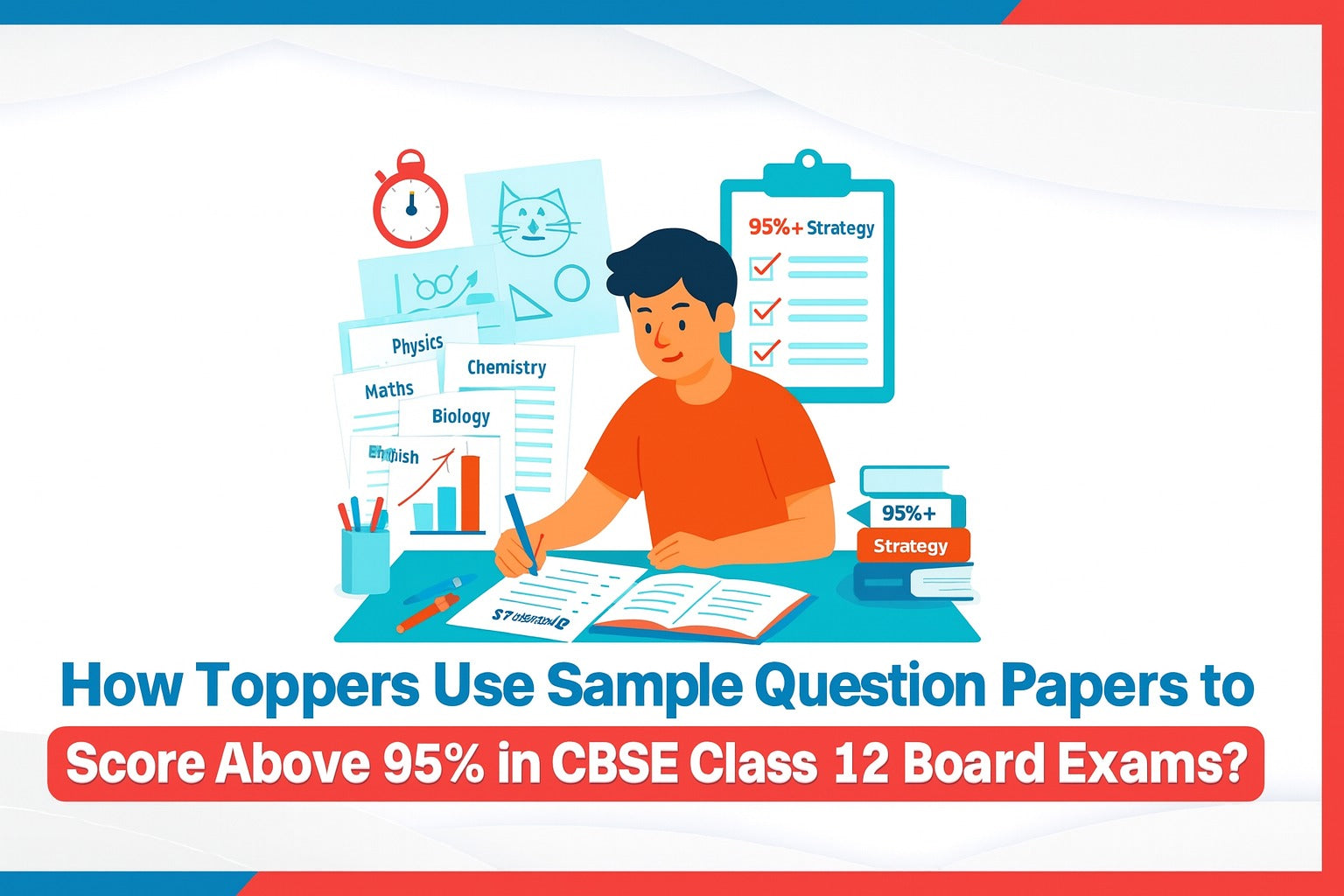 How Toppers Use Sample Question Papers to Score Above 95% in CBSE Class 12 Board Exams?