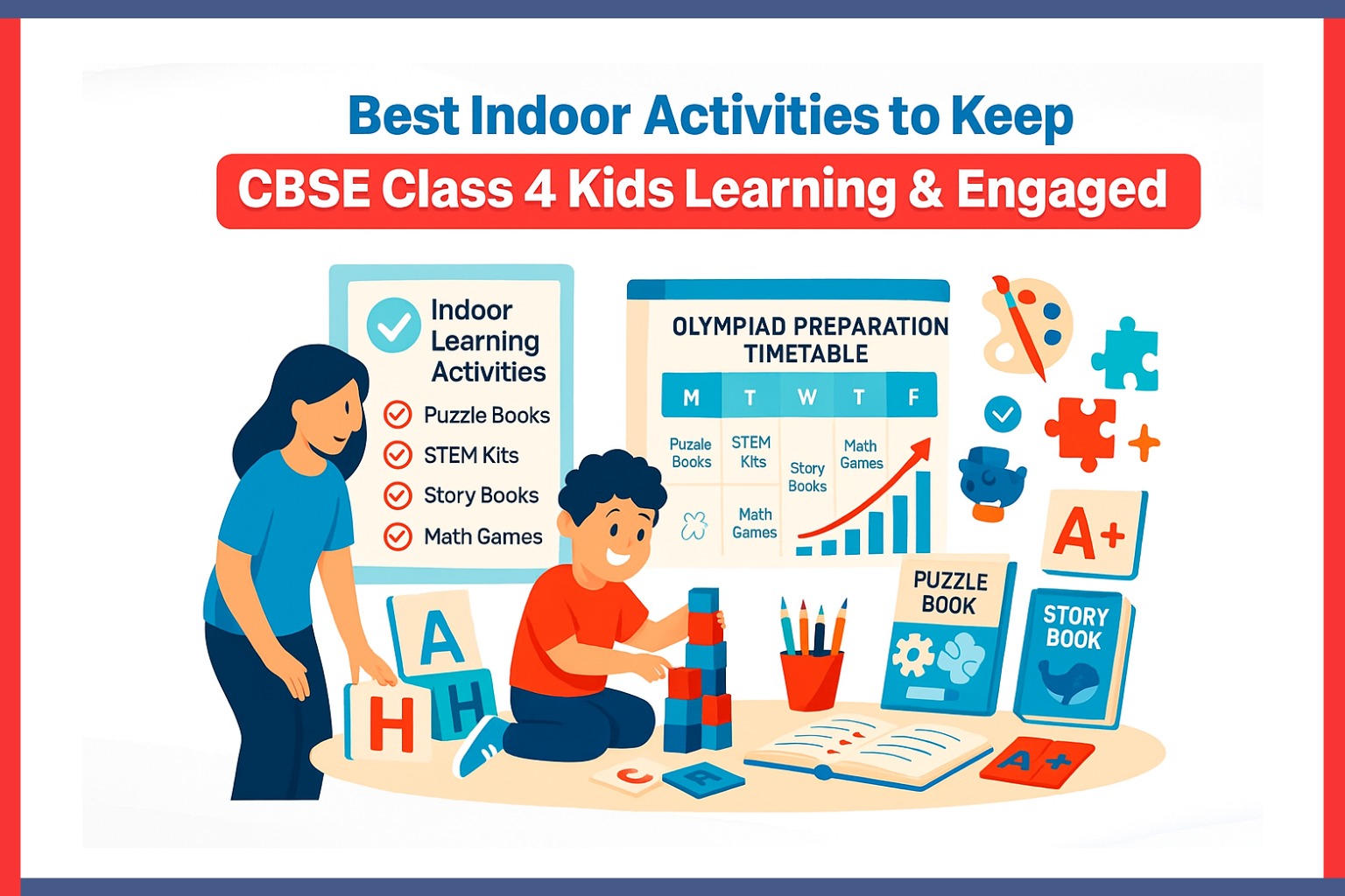 Best Indoor Activities to Keep CBSE Class 4 Kids Learning & Engaged