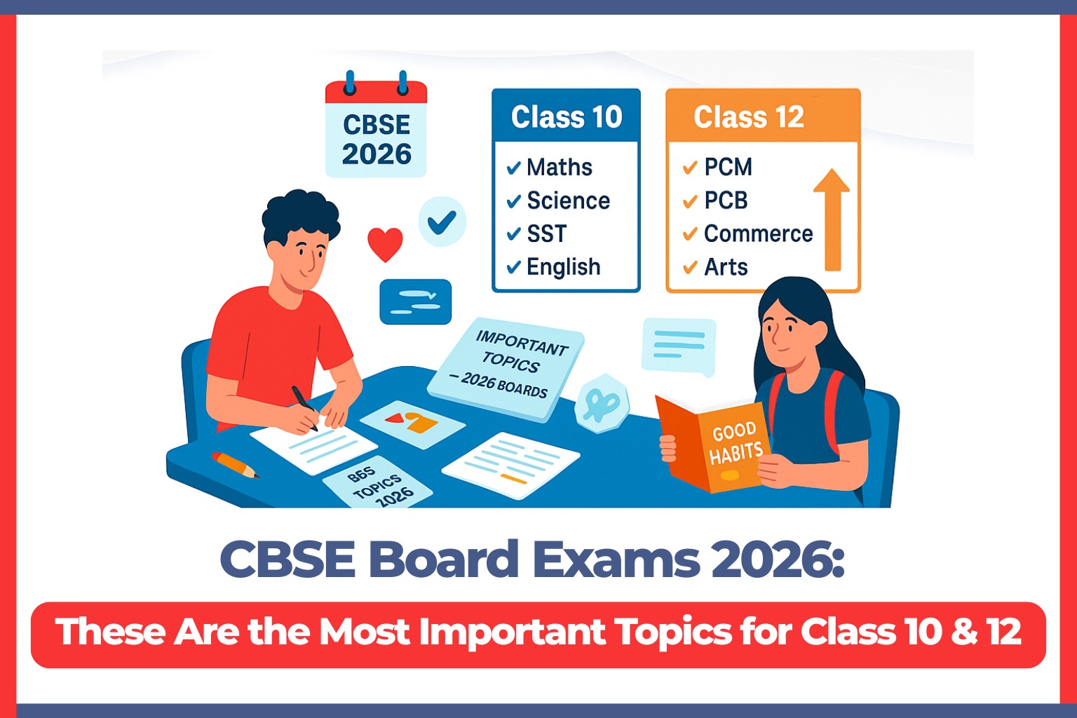 CBSE Board Exams 2026: These Are the Most Important Topics for Class 10 & 12