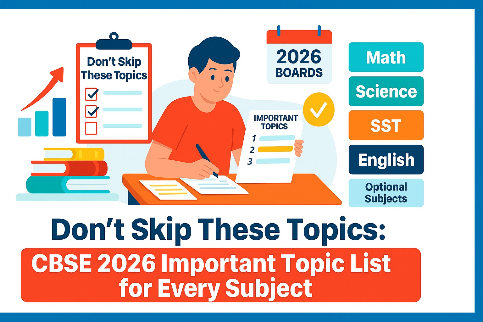 Don’t Skip These Topics: CBSE 2026 Important Topic List for Every Subject