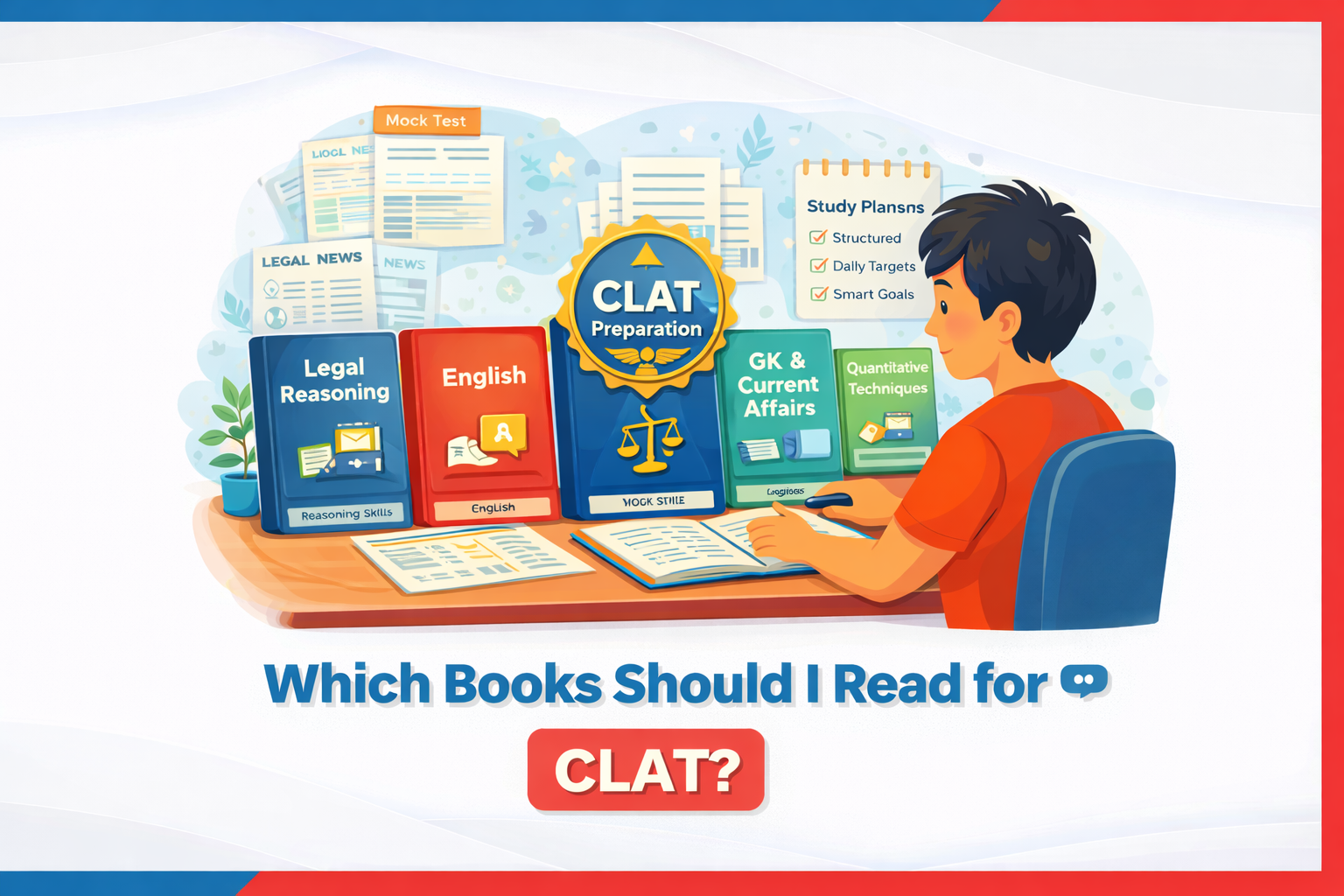 Which books should I read for CLAT? 