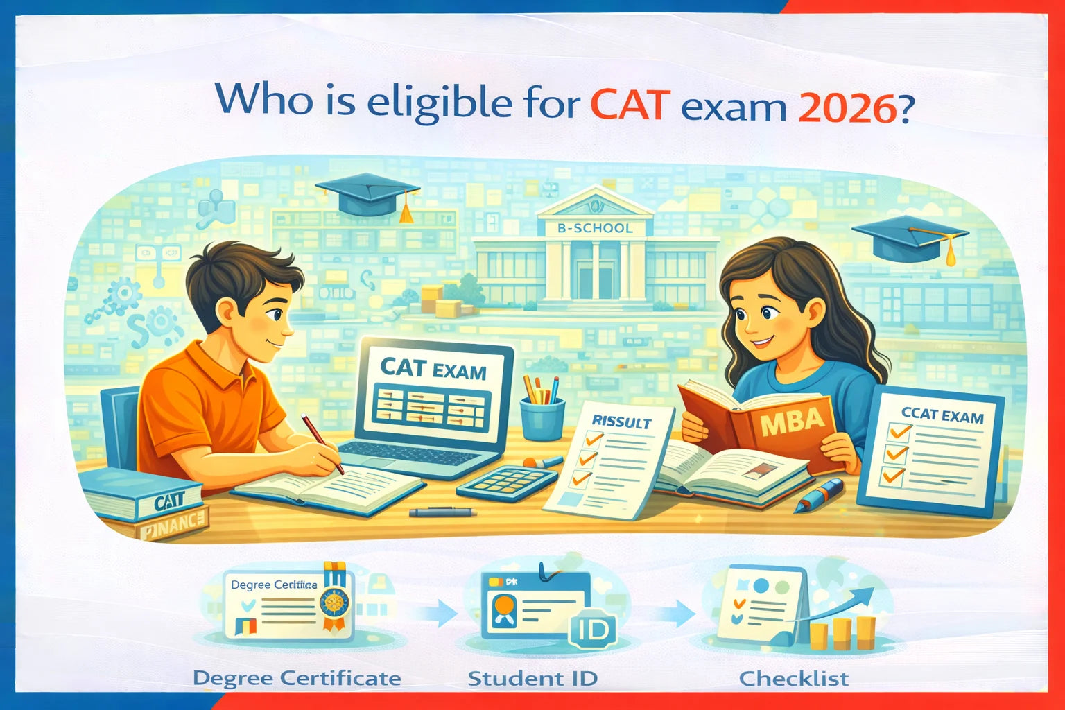 Who is eligible for CAT exam 2026?