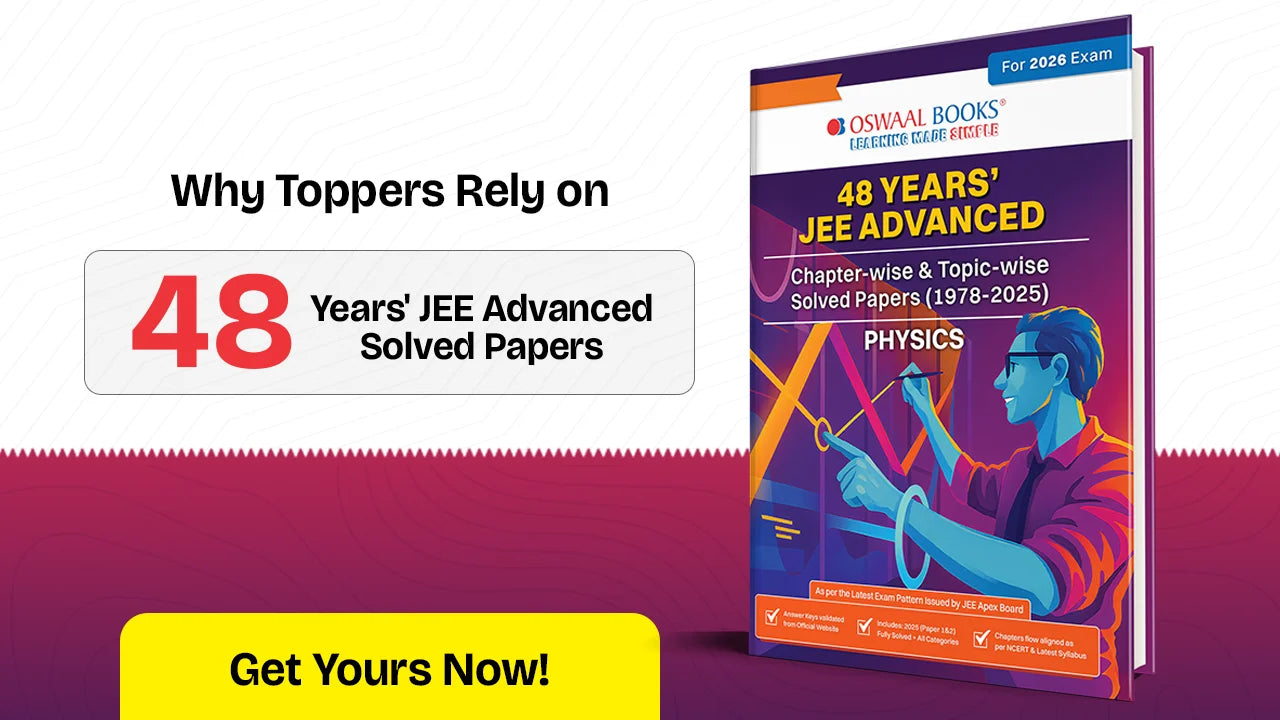 Why Toppers Rely on 48 Years' JEE Advanced Solved Papers – Get Yours Now!