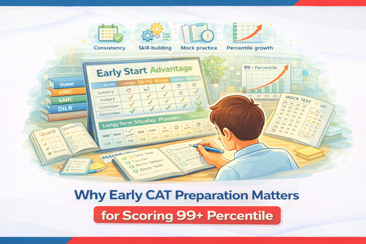 Why Early CAT Preparation Matters for Scoring 99+ Percentile?