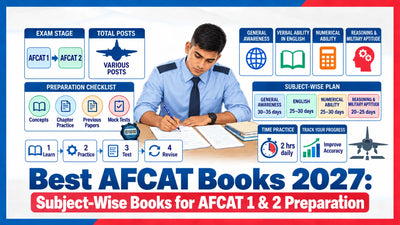 Best AFCAT Books 2027: Subject-Wise Books for AFCAT 1 & 2 Preparation