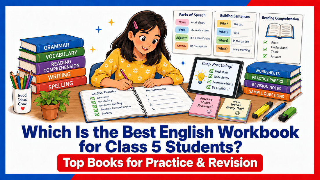 Which Is the Best English Workbook for Class 5 Students? Top Books for Practice & Revision