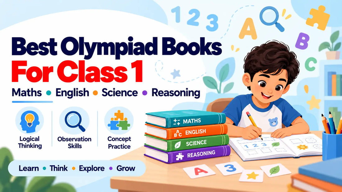 Best Olympiad Books for Class 1 (Maths, English, Science, Reasoning)