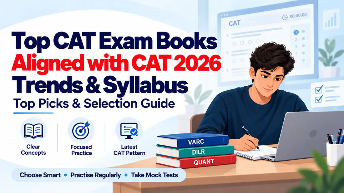 Top CAT Exam Books Aligned with CAT 2026 Trends and Syllabus: Top Picks & Selection Guide
