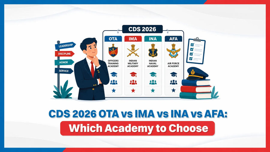 CDS 2026 OTA vs IMA vs INA vs AFA: Which Academy to Choose