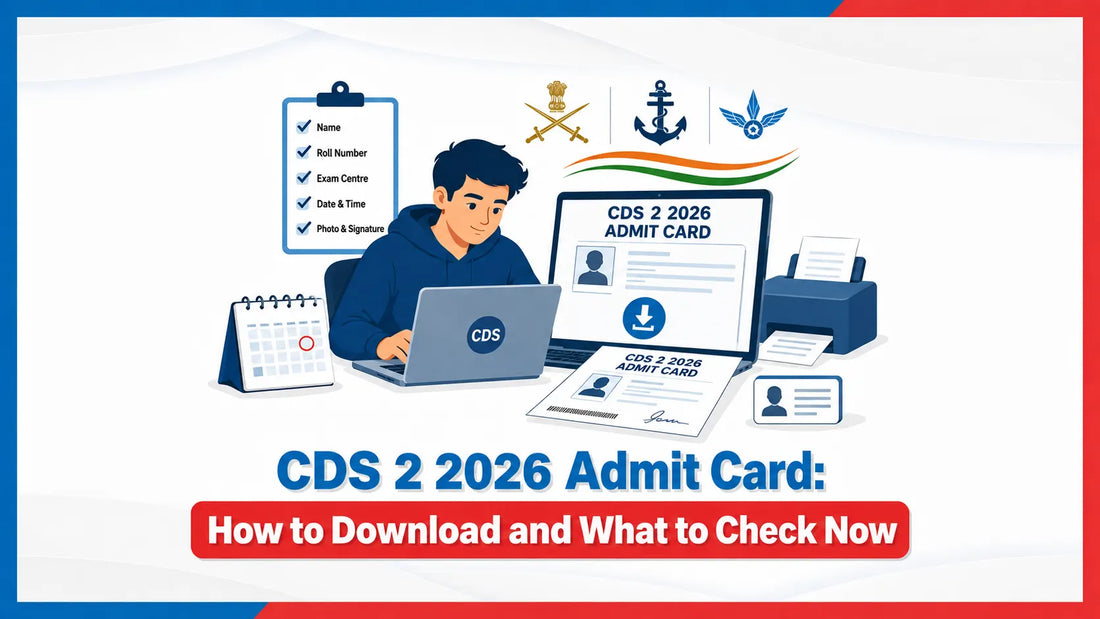 CDS 2 2026 Admit Card: How to Download and What to Check Now