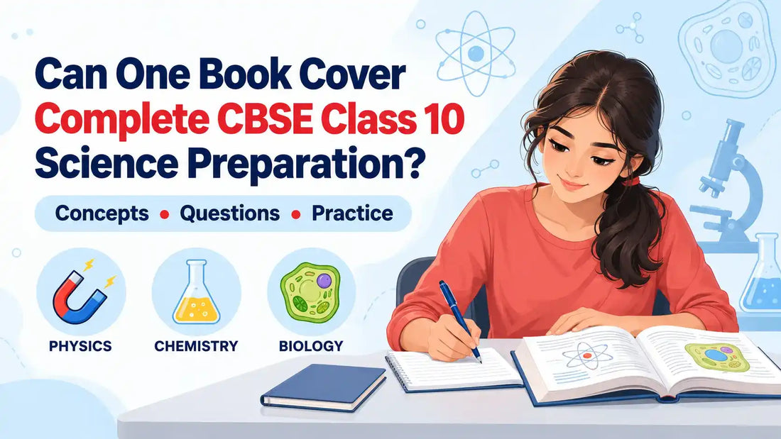 Can One Book Cover Complete CBSE Class 10 Science Preparation?