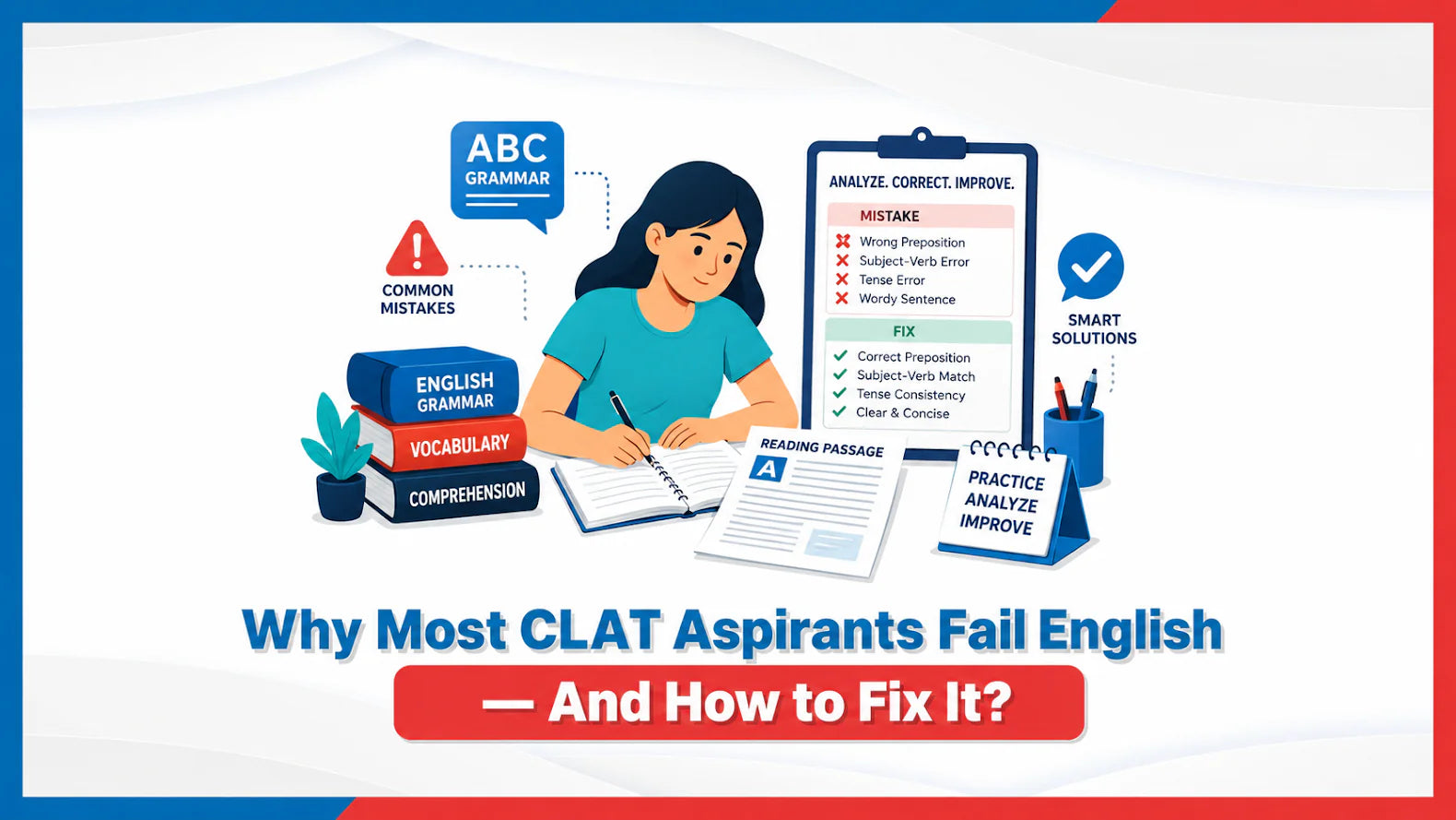 Why Most CLAT Aspirants Fail English — And How to Fix It