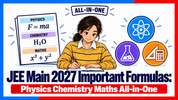 JEE Main 2027 Important Formulas: Physics Chemistry Maths All-in-One