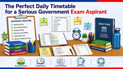 The Perfect Daily Timetable for a Serious Government Exam Aspirant