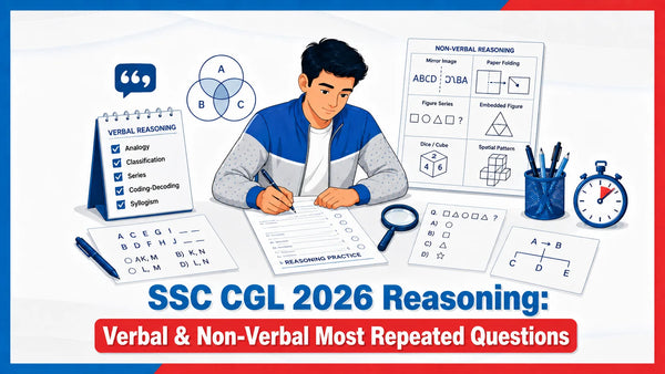 SSC CGL 2026 Reasoning: Verbal & Non-Verbal Most Repeated Questions