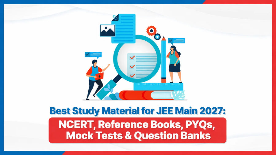 Best Study Material for JEE Main 2027: NCERT, Reference Books, PYQs, Mock Tests & Question Banks