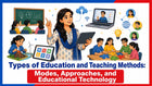 Types of Education and Teaching Methods: Modes, Approaches, and Educational Technology