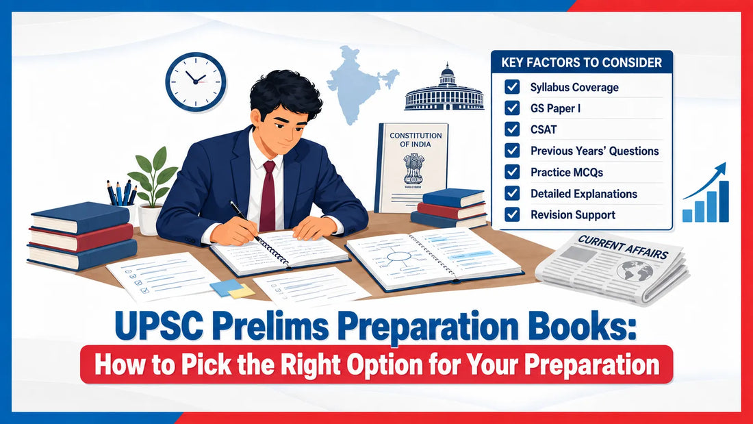 UPSC Prelims Preparation Books: How to Pick the Right Option for Your Preparation