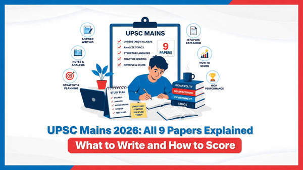 UPSC Mains 2026: All 9 Papers Explained - What to Write and How to Score