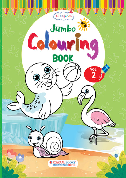 Lil Legends: Jumbo Colouring Book Vol 2
