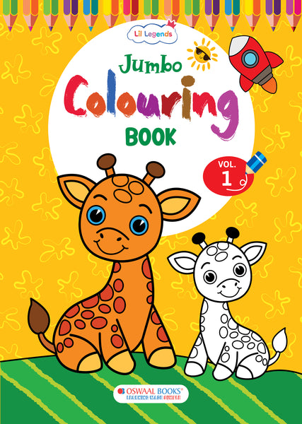 Lil Legends: Jumbo Colouring Book Vol 1