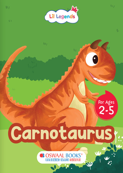 Lil Legends padded books Carnotaurus