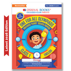 One For All Olympiads Class 1 English Prep-Guide Book | Chapter-wise Previous Years' Solved Papers | Questions for SOF IEO & Other Olympiad Exams 2026 | With Sample Practice Papers & Oswaal.AI