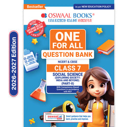 CBSE Class-7 One for All Social Science (Exploring Society: India and Beyond) Part-2 For 2026-27 Exam | As Per Latest NCERT & CBSE Syllabus | Chapter-wise Question Bank, Revision Notes, Theory, Maps & Competency Based Questions