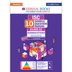 ISC | 10 Sample Question Papers | Class 12 | Business Studies (For 2027 Exam) Updated Version | With Oswaal AI