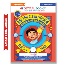 One For All Olympiads Class 1 Cyber Prep-Guide Book | Chapter-wise Previous Years' Solved Papers | Questions for SOF ICSO & Other Olympiad Exams 2026 | With Sample Practice Papers & Oswaal.AI
