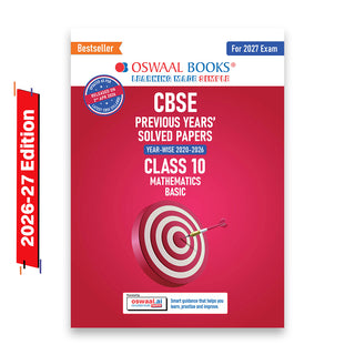 CBSE Previous Years Papers Mathematics Basic, Class 10 | Year-wise (2020-2026) | Latest Syllabus April 2026 | NCERT & Competency-Based Questions | For 2027 Exam | Oswaal AI