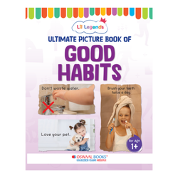 Lil Legends Picture Book for Kids Age 1+ Years - Learn About Good Habits | Early Learning Illustrated Book with Colourful Pictures | First Words Book for Toddlers & Preschoolers